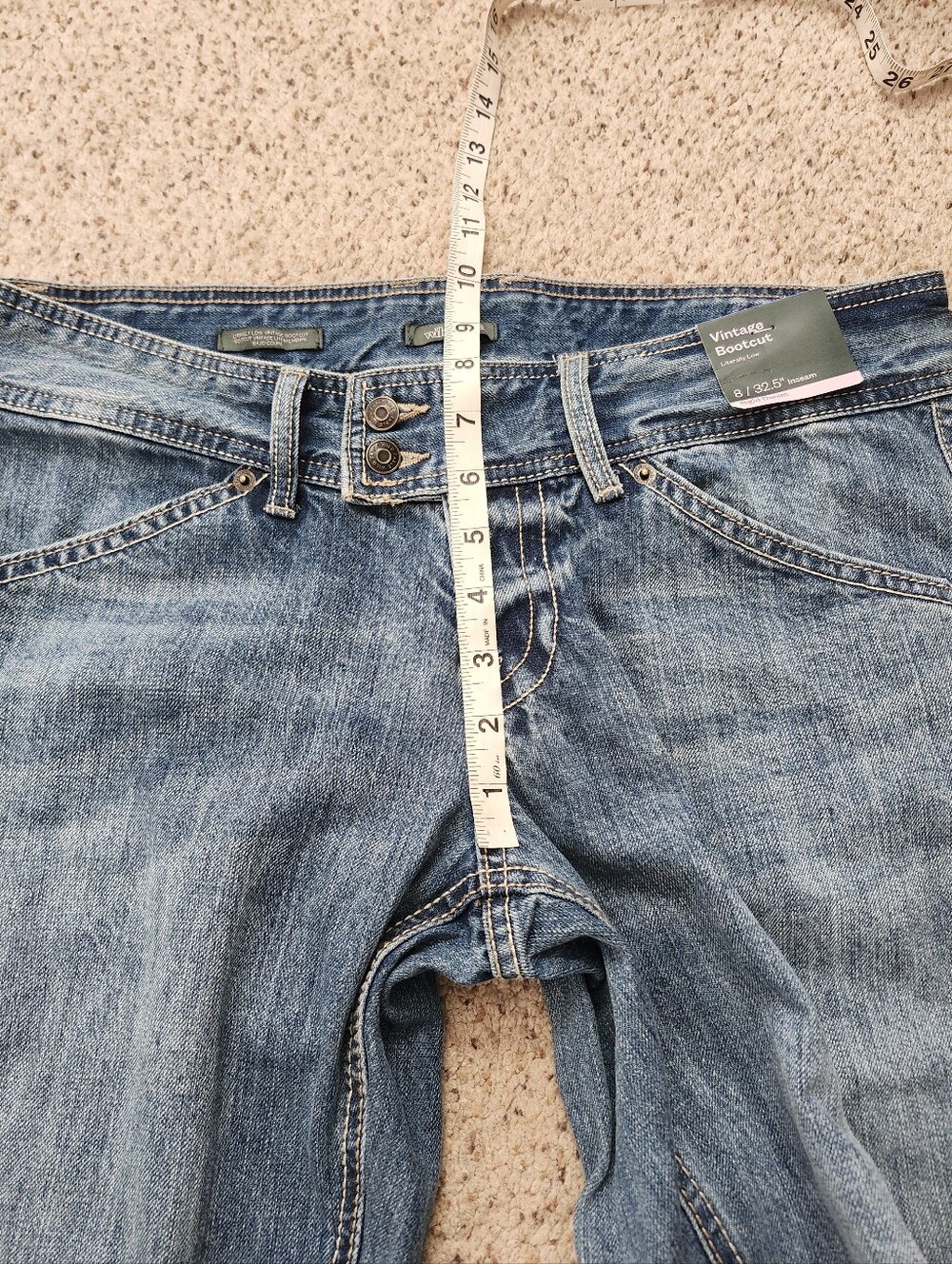 Low Rise Boot Cut Jeans - Picture 8 of 11